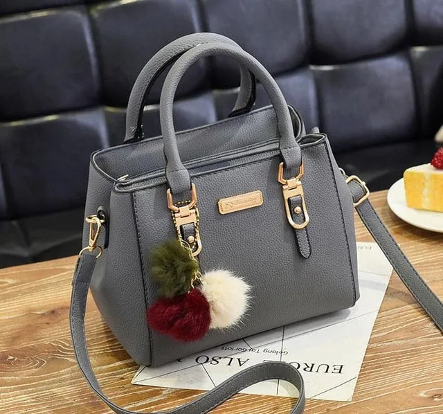 Handbag Oversized savings Bags Bag Luxury Trackable Bags Ladies Bag Hand  Bolso Leather Shoulder Female Hand  Hairball Messenger Women Bags Women Vintage