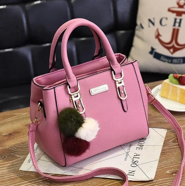 Handbag Oversized savings Bags Bag Luxury Trackable Bags Ladies Bag Hand  Bolso Leather Shoulder Female Hand  Hairball Messenger Women Bags Women Vintage