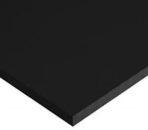 HDPE (High Density Polyethylene) Plastic Sheet 3/8" x 36" X 24" Black Light Texture Both Sides