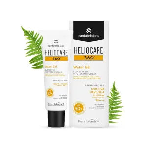 Helio-care 360º Water Gel SPF 50  PA     Sunscreen | Ultra-Light, Hydrating Sunscreen for Dry & Dehydrated Skin | Hyaluronic Acid | Water & Sweat Resistant | No White Cast | 50ml