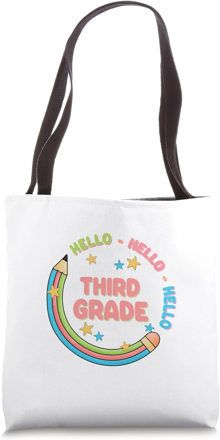 hello third grade Tote Bag