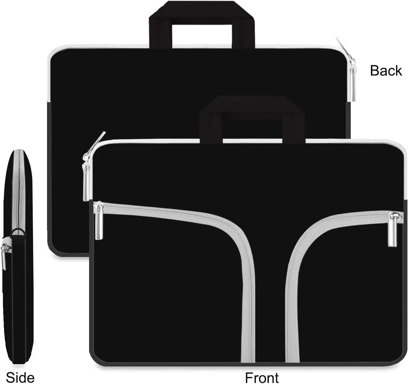 HESTECH 15.6 Laptop Shoulder Bag Case Sleeve Business Messenger Briefcase Carrying Handbag for Women Men Compatible with 14"-15.4"-15.6" Dell HP Samsung Asus Acer Aspire 5 Computer