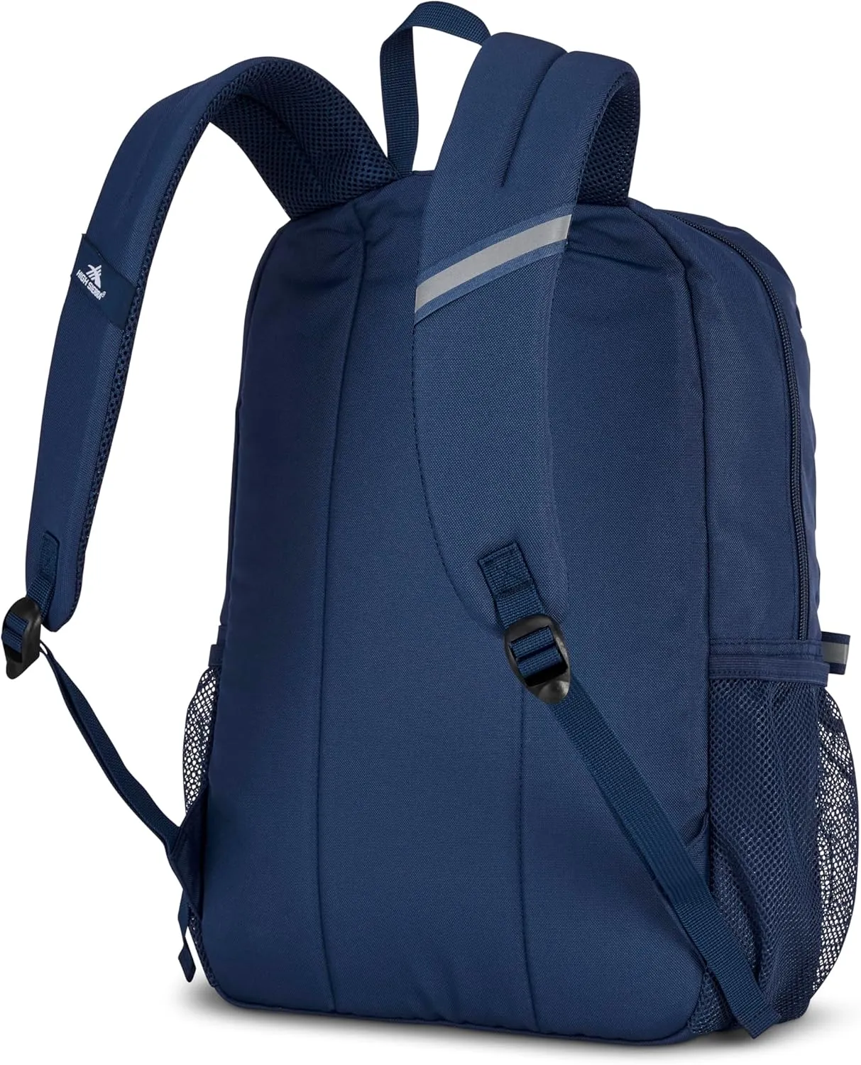 High Sierra Abbreviate Backpack, Laptop Bookbag for Travel, True Navy, One Size