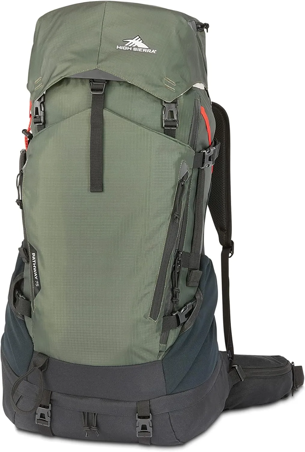 High Sierra Vacation, Forest Green/Black, Large