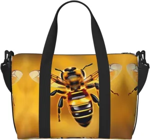 honey-bee Duffel Bags for Traveling - Lightweight Personal Item Travel Bags, Gym Bags for Men and Women