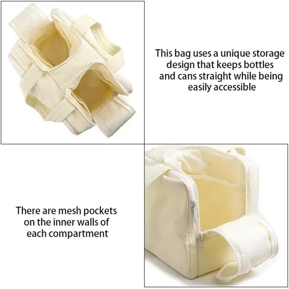 Humidity Travel Cosmetic Bag, Humidityt Large Capacity Wide-Open Travel Cosmetic Bag, 0.6lb Lightweight, For Womentraveling, Essentials Toiletries (Beige)