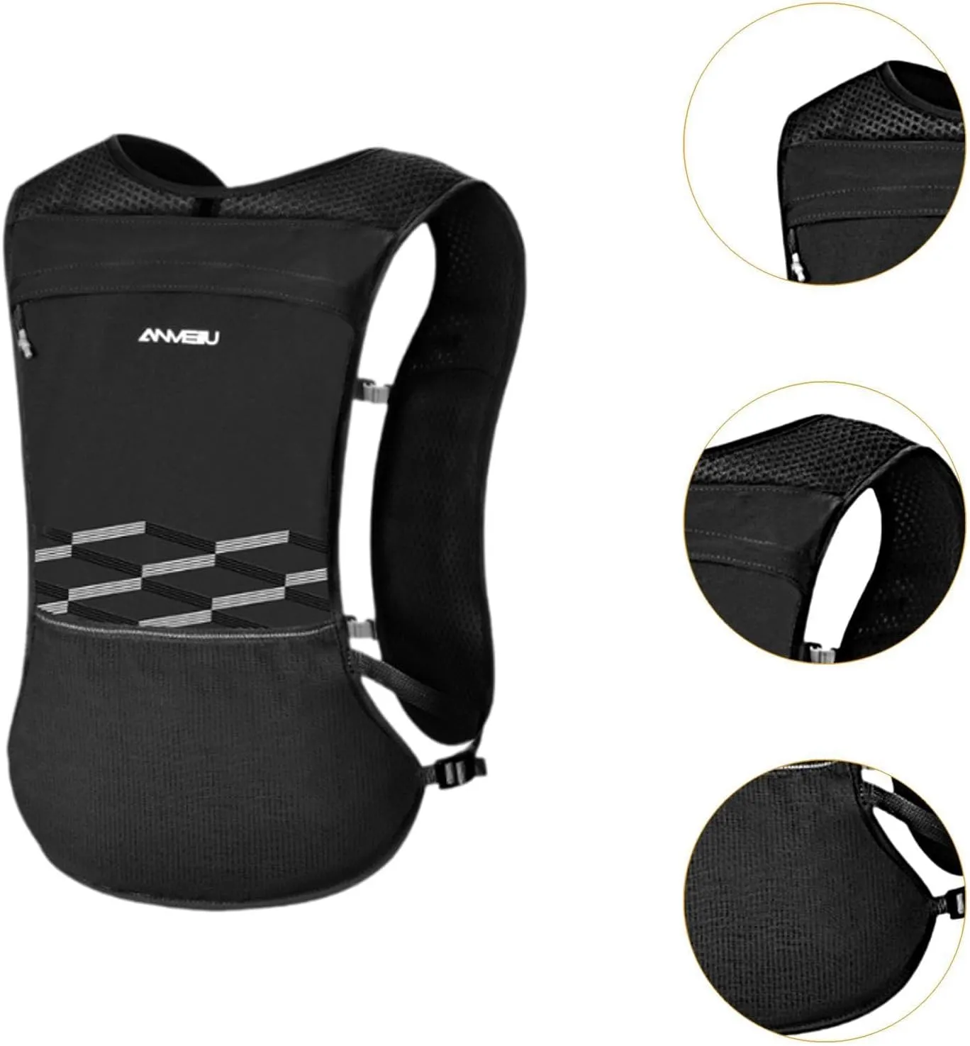 Hydration Pack Hydration Vest Adjustable Multi Pockets Lightweight Outdoor Sport Bag Running Vest for Workout Camping Cycling