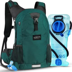 Hydration Pack Thermal Insulated Hydration Backpack with 2L BPA Free Leak-Proof Water Bladder, Daypack Perfect for Running, Cycling, Hiking, Climbing-Keep Liquids Cool Up to 4 Hours