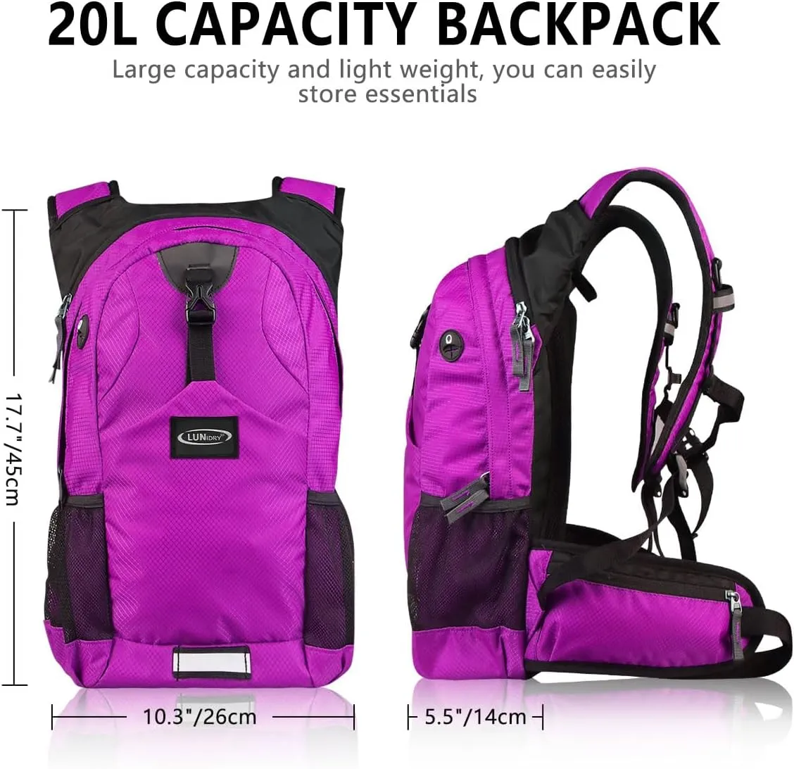 Hydration Pack Thermal Insulated Hydration Backpack with 2L BPA Free Leak-Proof Water Bladder, Daypack Perfect for Running, Cycling, Hiking, Climbing-Keep Liquids Cool Up to 4 Hours