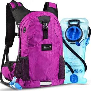 Hydration Pack Thermal Insulated Hydration Backpack with 2L BPA Free Leak-Proof Water Bladder, Daypack Perfect for Running, Cycling, Hiking, Climbing-Keep Liquids Cool Up to 4 Hours