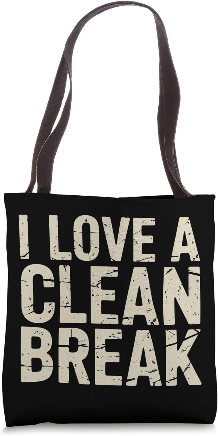 I Love a Clean Break Snooker Tote Bag
