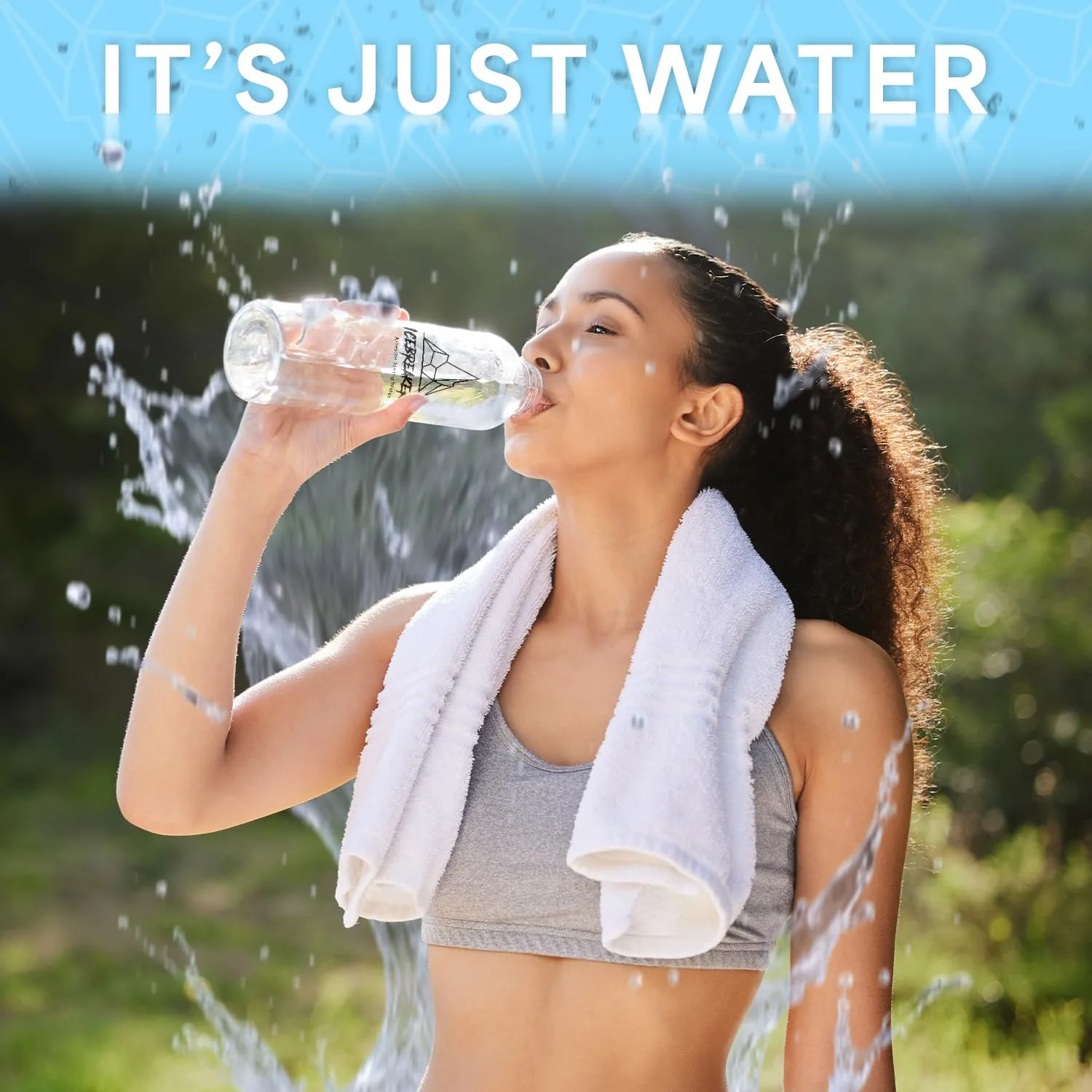 Icebreakers Premium Artesian Spring Water - Bottled Water Single Sourced from Sedona, Arizona - Naturally Infused with Electrolytes & Neutral pH for Optimal Hydration & Health (33 Fl. Oz (Pack of 12))