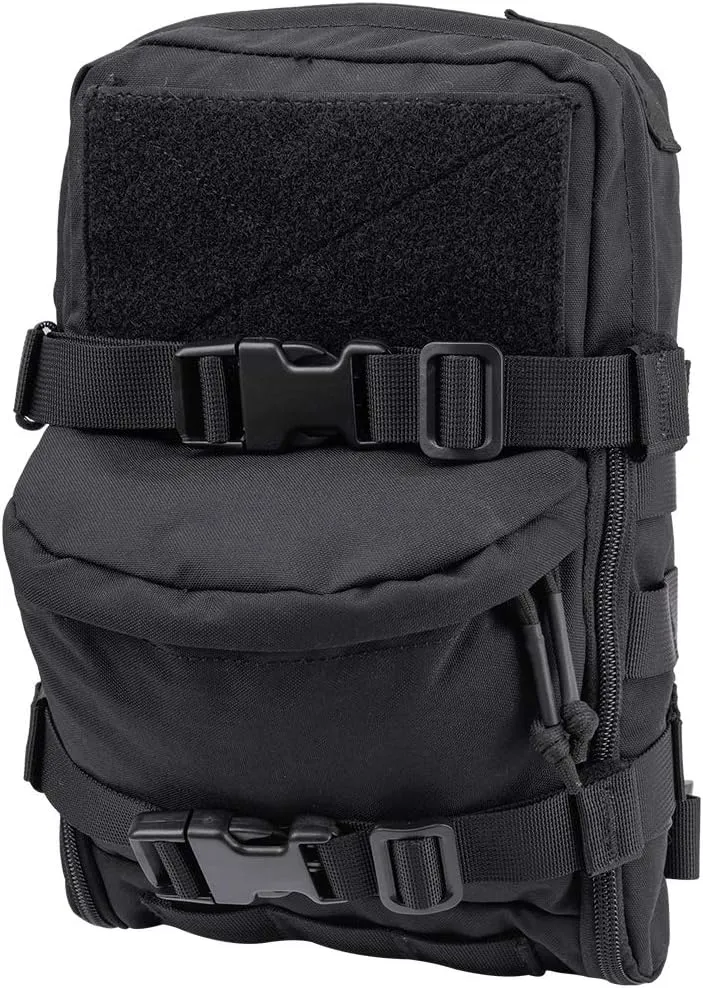 IDOGEAR Mini Tactical MOLLE Hydration Pack Water Reservoir Bag Outdoor Water Bladder Carrier Pack for Tactical Vest Backpack