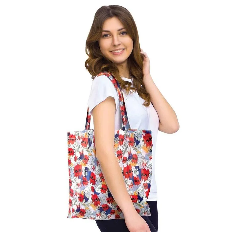 IS GIFT - Botanical Foldable Shoppers, Assorted Styles/Colours
