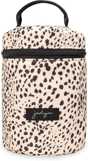Jadyn Cosmetic Zip Makeup Bag, Tavel Cosmetic Pouch for Toiletries, Make Up, and Accessories, Water Resistant Travel Makeup Bags for Women, Designs (Cheetah Spot)