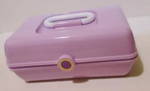 JF- Accessories Case Carry Handle Storage Container for Make-up Jewelry Mini Toys Nail Polish Dolls Hair Clips etc. (Lilac)