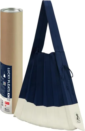 JOSEPH & STACEY Lucky Pleats Knit Bag Mix L | Sustainable Foldable Women's Tote Bag | Lightweight Minimalist Everyday Bag
