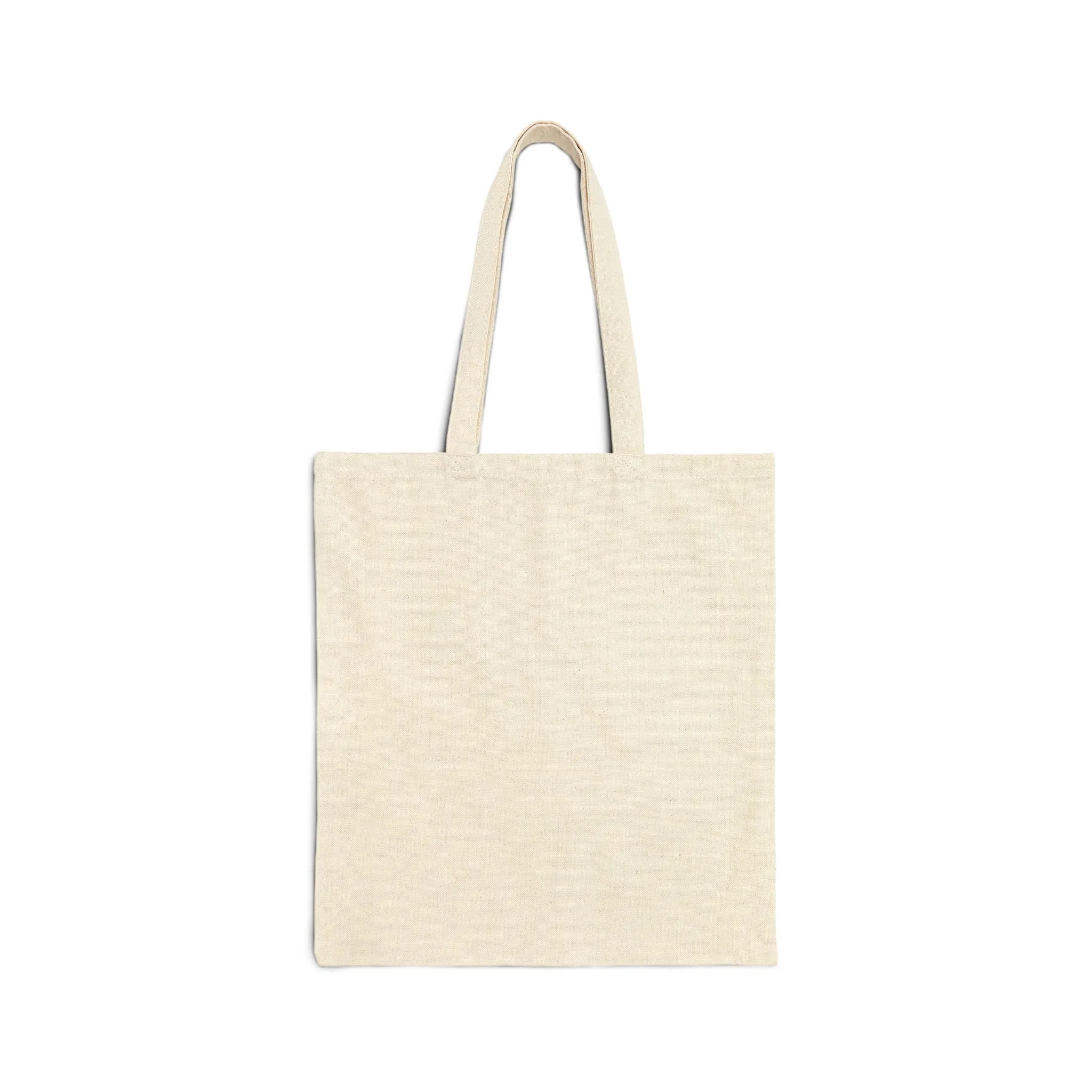 Joyful Empowerment Cotton Canvas Tote Bag - Sustainable Style for Everyday Adventures