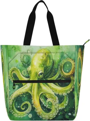JSTEL Toddler Tote Bag with Zipper,Kid School Tote Bag Book Handbag