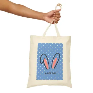 K-Pop Girl Bunny Tote Bag | Korean Wave