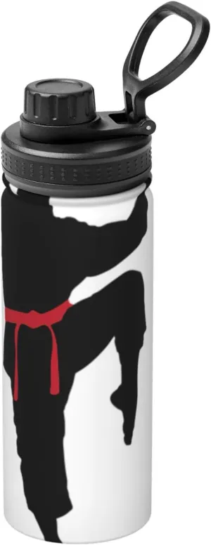 Karate Men 18oz Sports Insulated Bottle For Outdoor Activities,Your Ideal Companion Staying Hydrated
