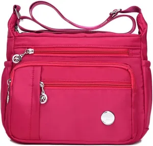 KARRESLY Women's Shoulder Bags Travel Handbag Messenger Cross Body Nylon Bags with Lots of Pockets