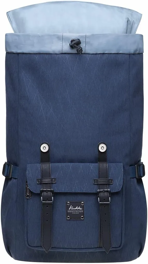 KAUKKO Laptop Travel Backpack, Outdoor Rucksack Fits 15.6 Inch Laptop(18-blue)