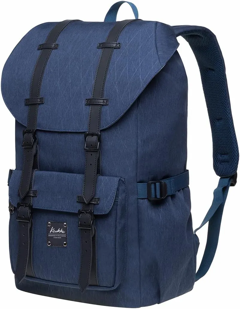 KAUKKO Laptop Travel Backpack, Outdoor Rucksack Fits 15.6 Inch Laptop(18-blue)