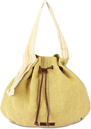 KomalC Tote Bag made with Jute - Stylish, Sustainable & spacious design for everyday use | Shopping | Travel