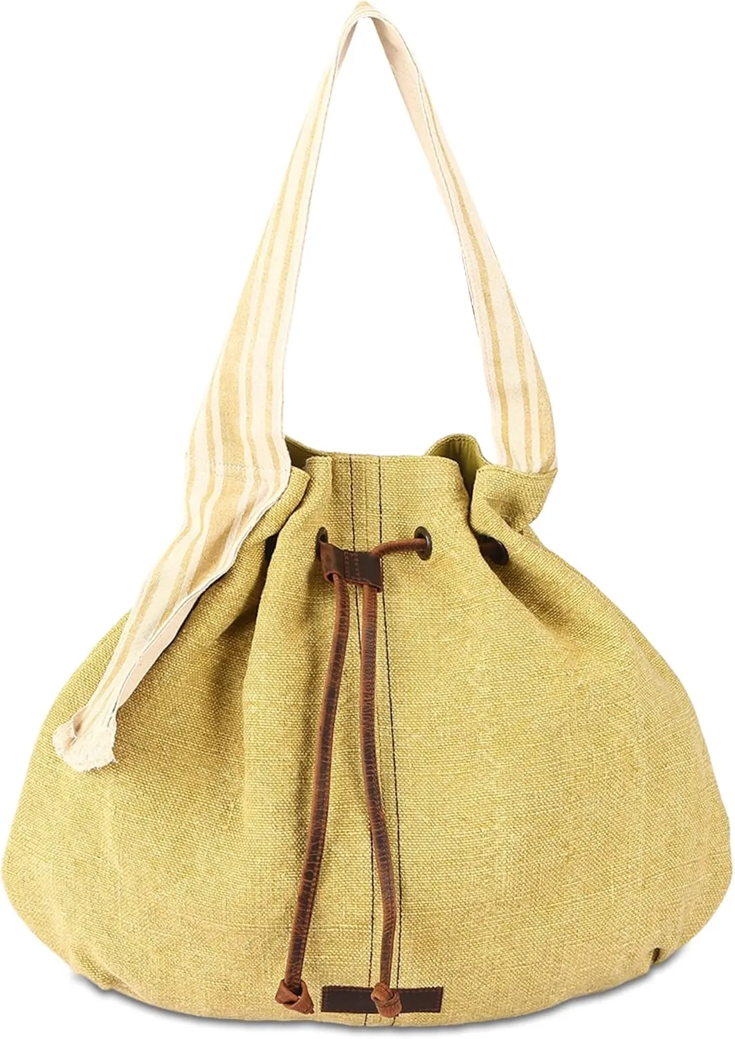 KomalC Tote Bag made with Jute - Stylish, Sustainable & spacious design for everyday use | Shopping | Travel