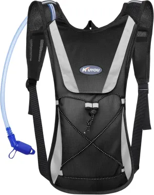 KUYOU Hydration Backpack Hydration Pack with 2L Water Bladder, Lightweight Insulation Water Backpack for Cycling,Hiking, Running,Climbing