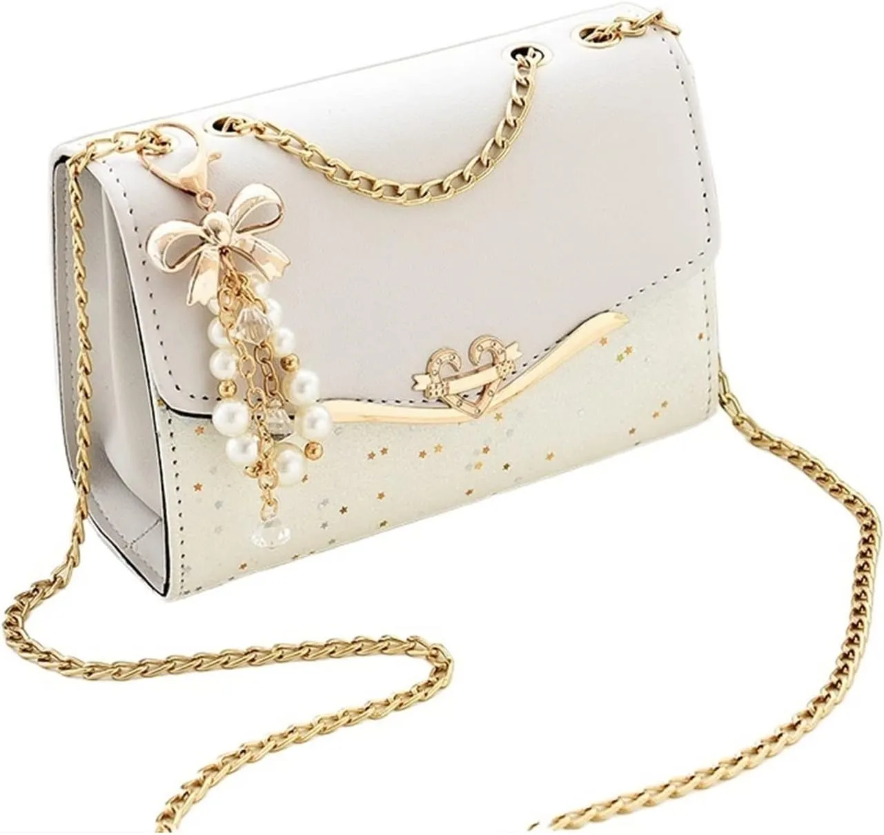 Ladies Crossbody Hand Bags for Women Handbag Female Small Shoulder Messenger Bag (Color : Beige)