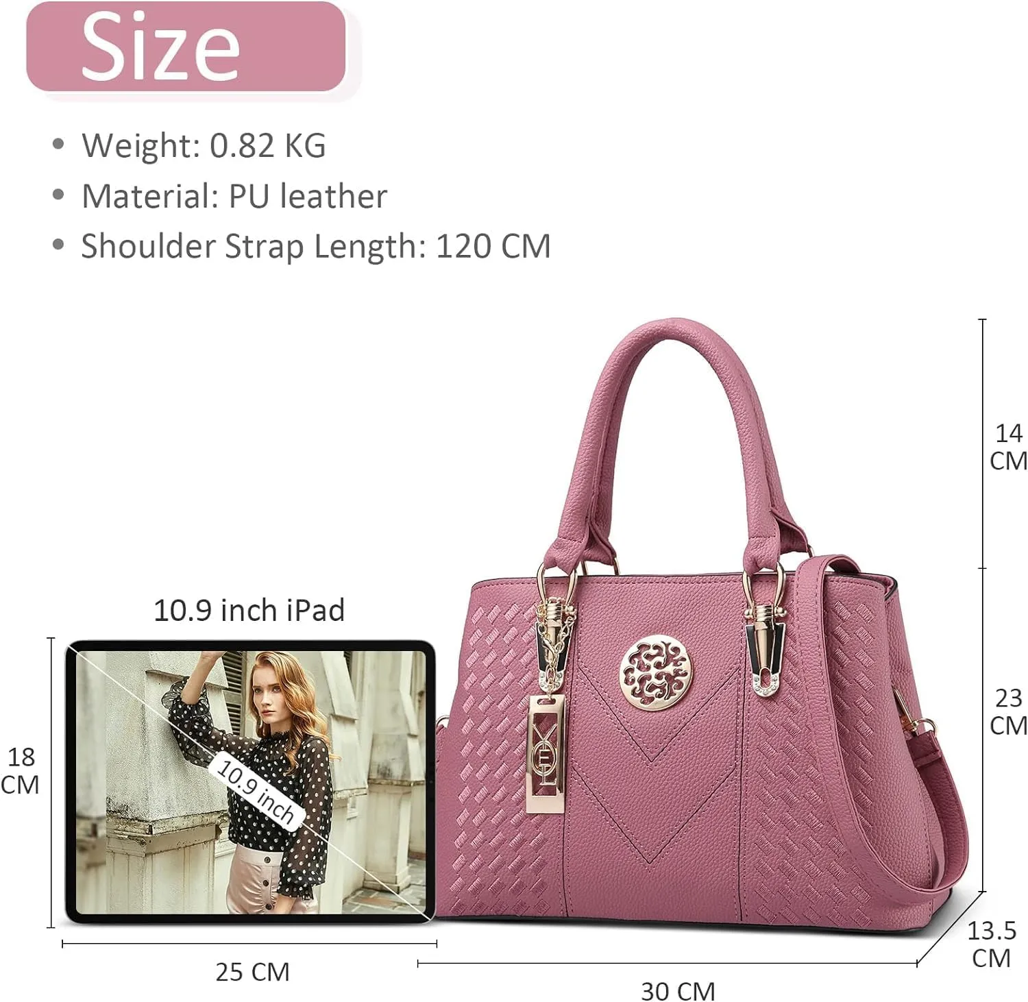 Ladies Handbag Elegant Womens Shoulder Bag Casual Messenger Bag