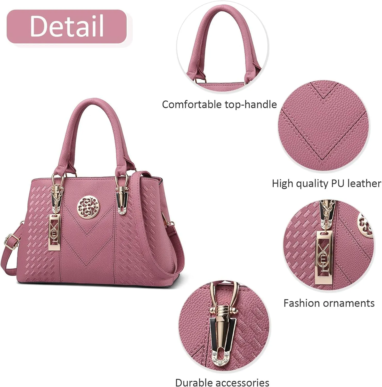 Ladies Handbag Elegant Womens Shoulder Bag Casual Messenger Bag