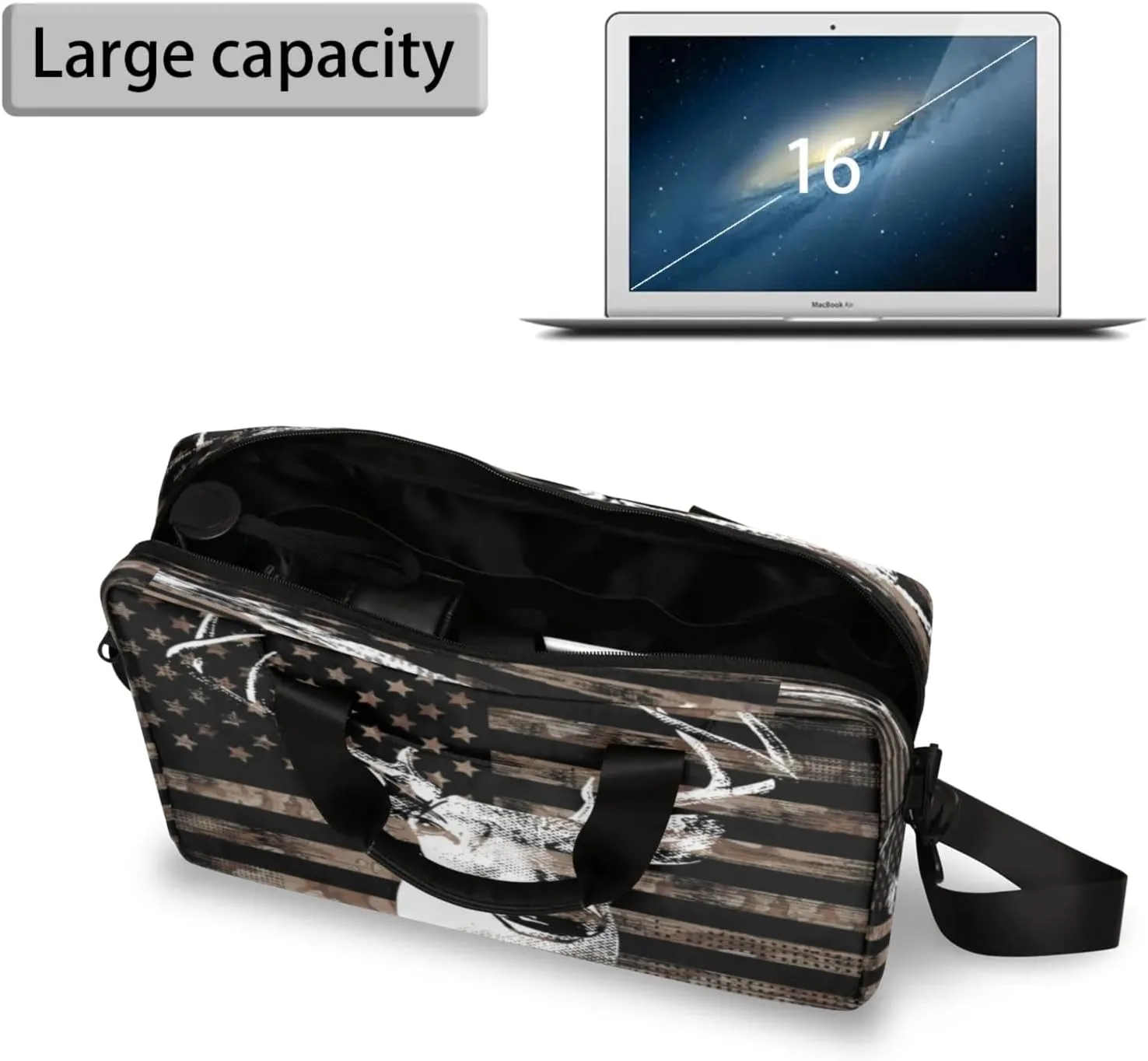 Laptop Shoulder Bag Compatible with Handle, Messenger Shoulder Case for Tablet, Laptop Carrying Case