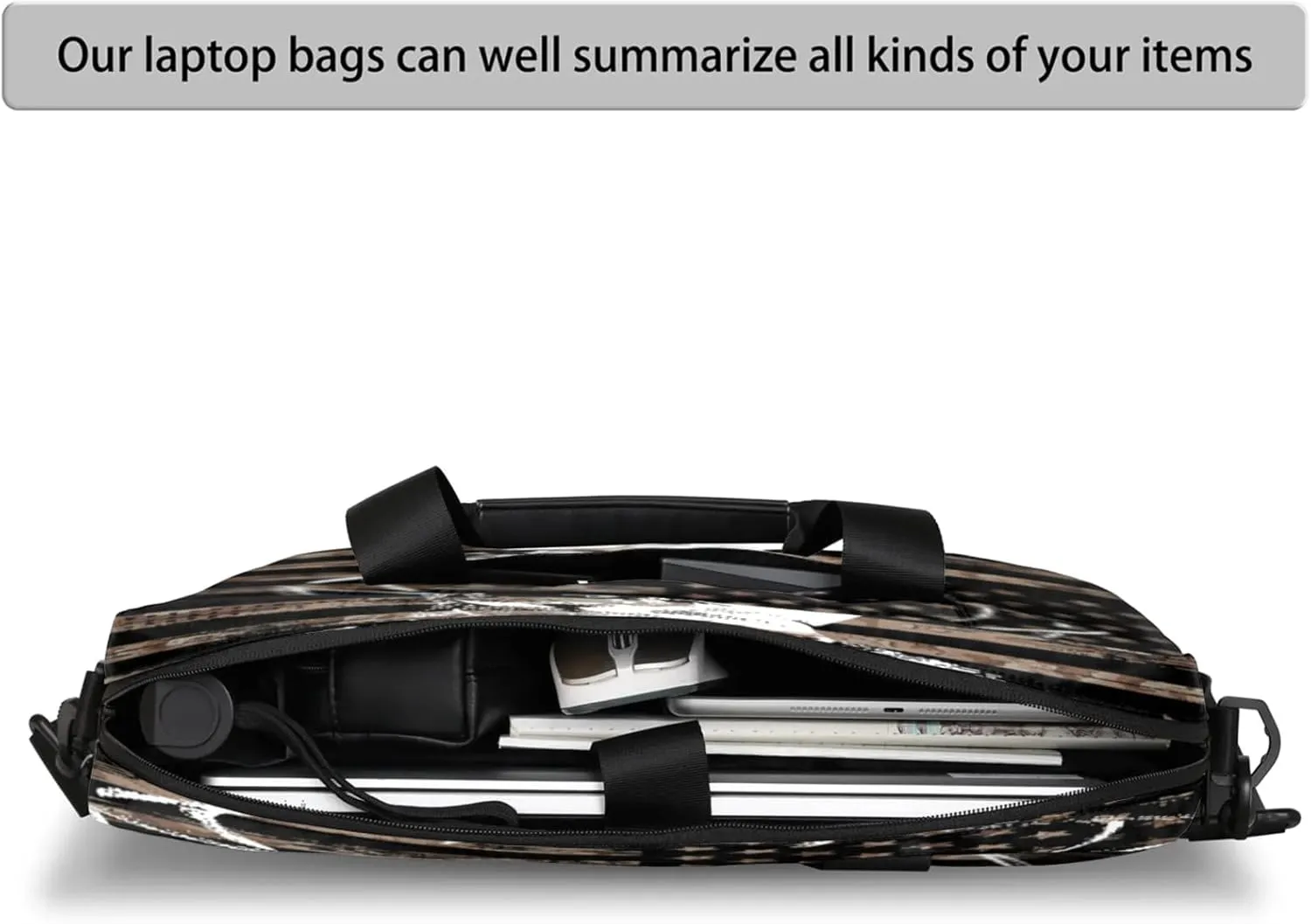 Laptop Shoulder Bag Compatible with Handle, Messenger Shoulder Case for Tablet, Laptop Carrying Case