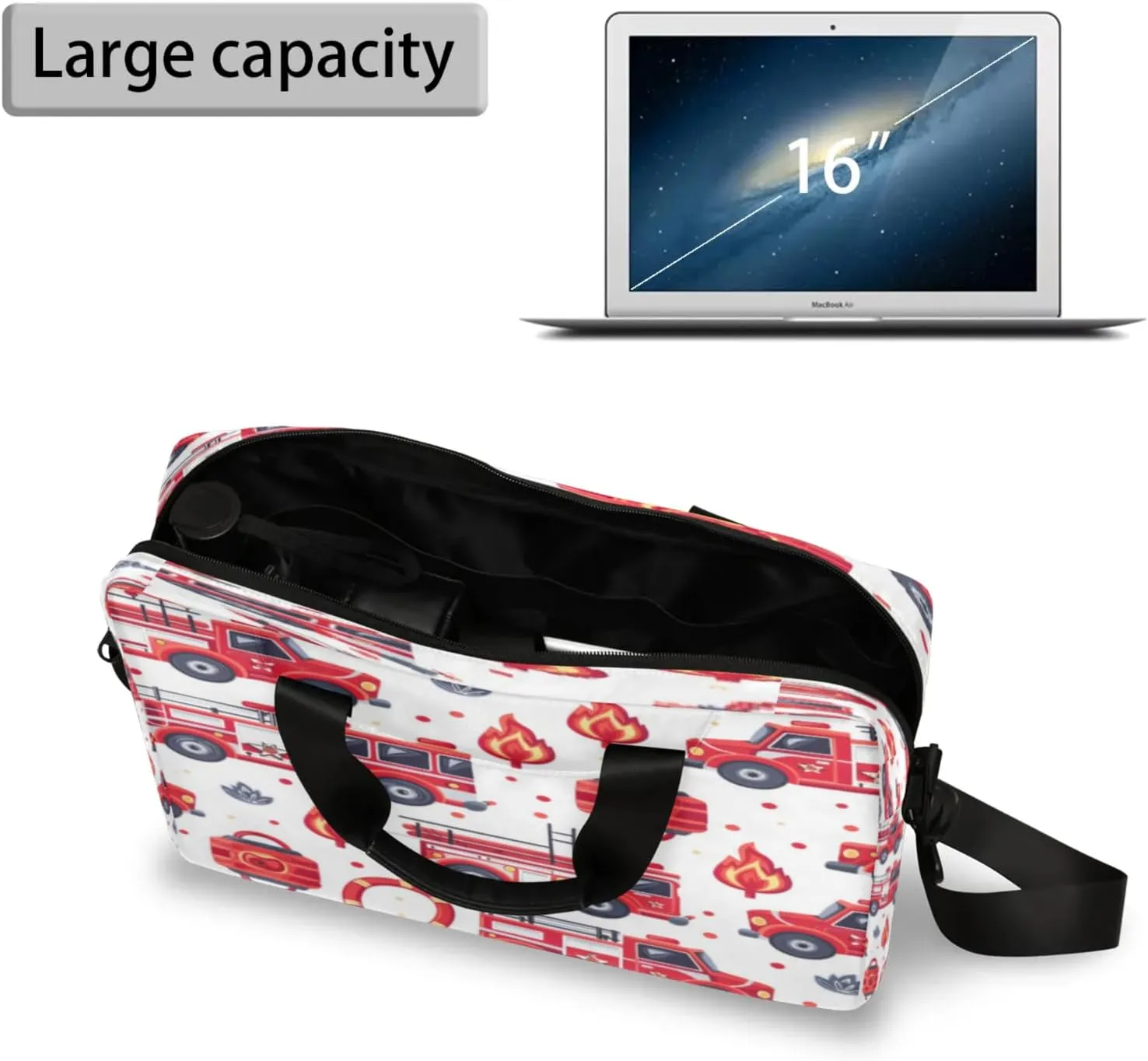 Laptop Shoulder Bag Compatible with Handle, Messenger Shoulder Case for Tablet, Laptop Carrying Case