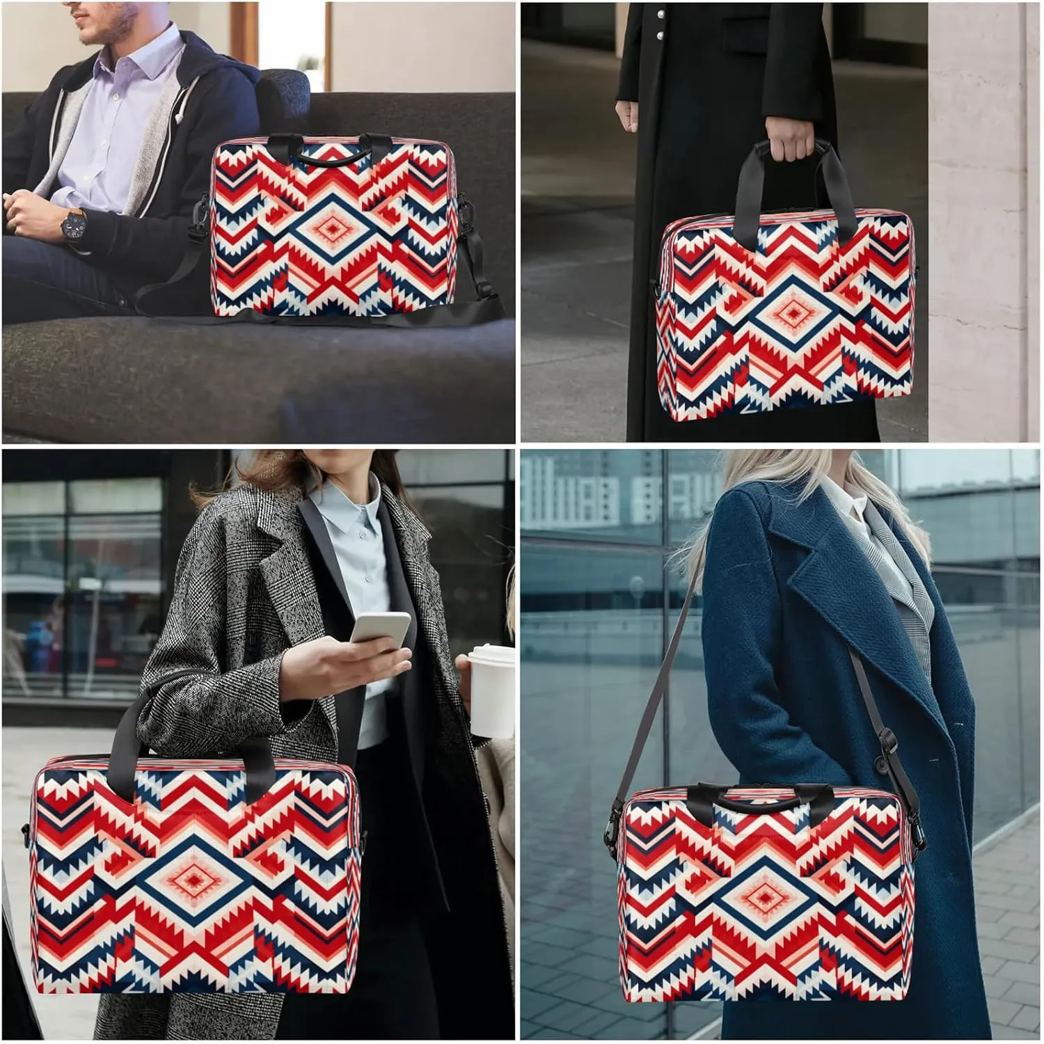 Laptop Shoulder Bag Compatible with Handle, Messenger Shoulder Case for Tablet, Laptop Carrying Case