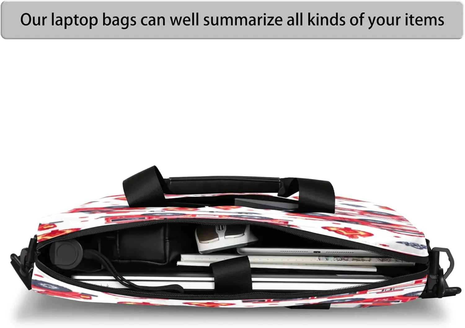 Laptop Shoulder Bag Compatible with Handle, Messenger Shoulder Case for Tablet, Laptop Carrying Case