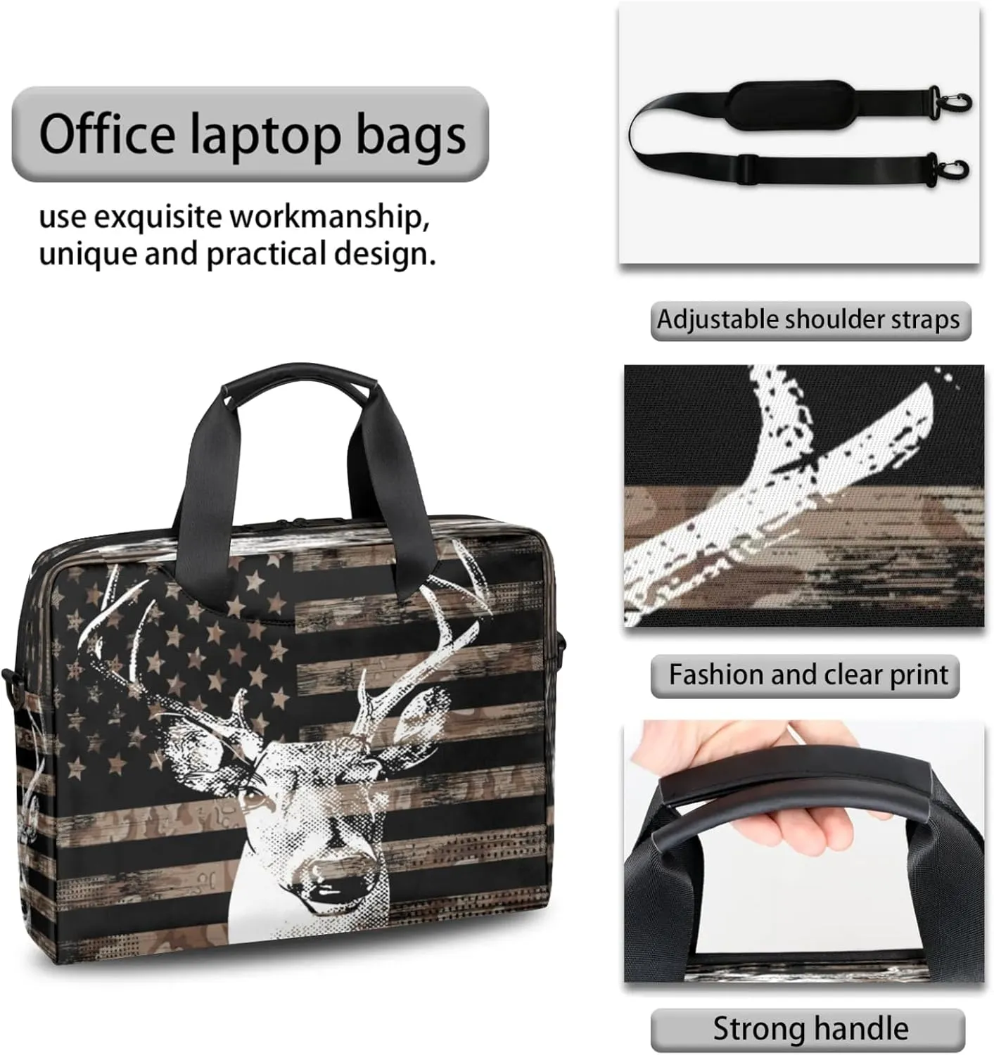 Laptop Shoulder Bag Compatible with Handle, Messenger Shoulder Case for Tablet, Laptop Carrying Case
