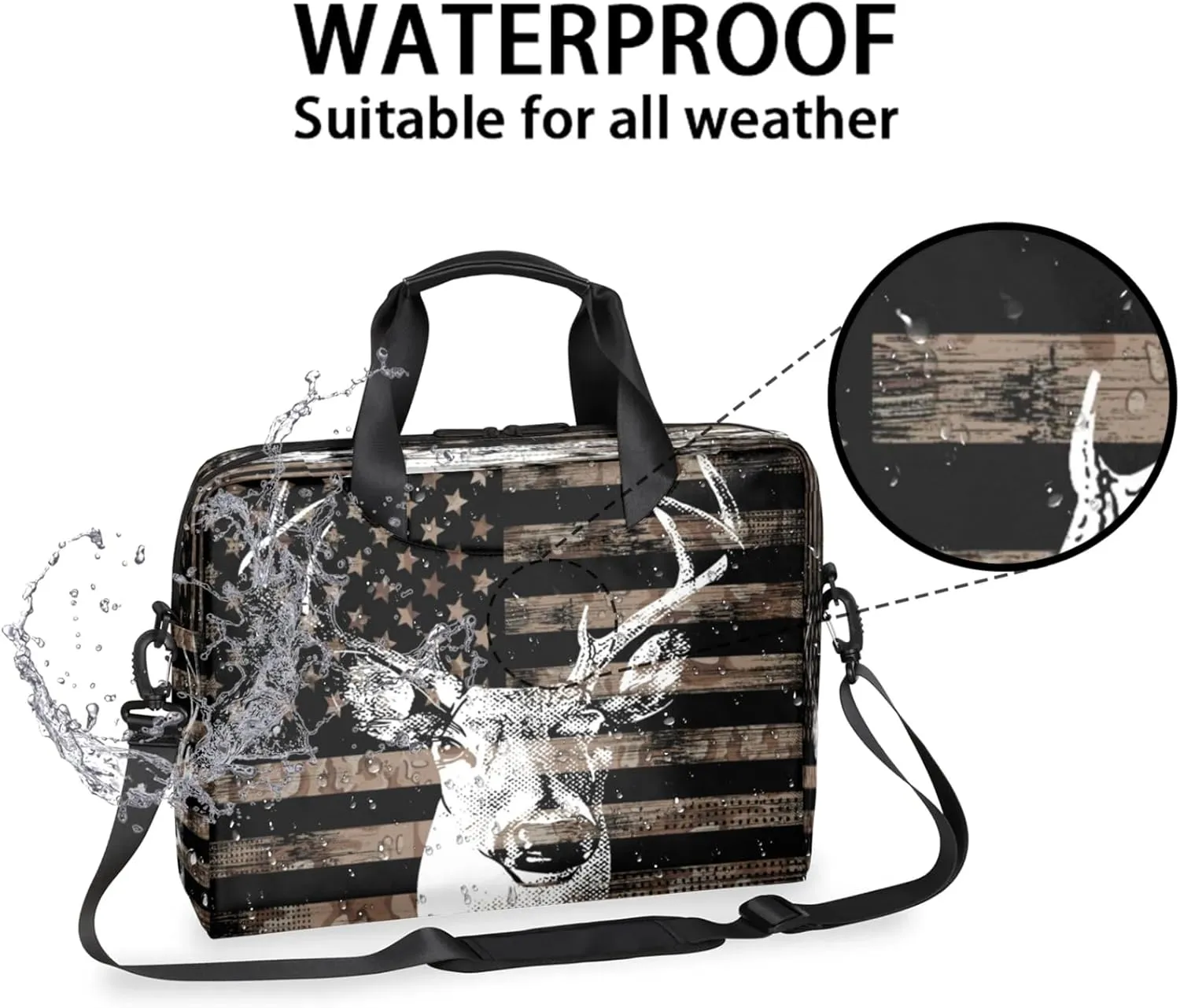 Laptop Shoulder Bag Compatible with Handle, Messenger Shoulder Case for Tablet, Laptop Carrying Case