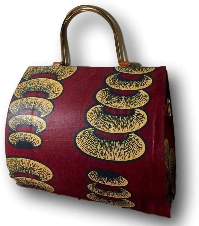 Large African Fabric Tote Bag