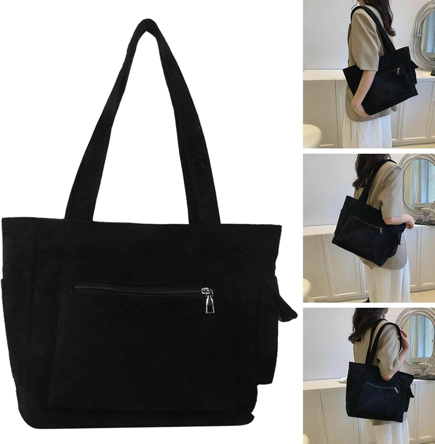 Large Capacity Shoulder Bag For Work Travel Bag Hand Carry Bag Trendy Bag For Girl