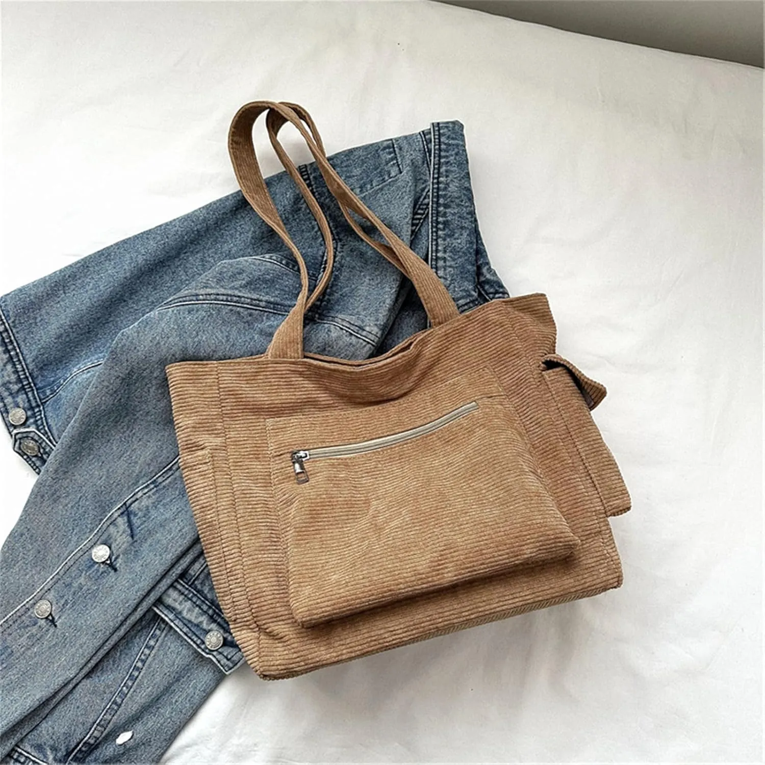 Large Capacity Shoulder Bag For Work Travel Bag Hand Carry Bag Trendy Bag For Girl
