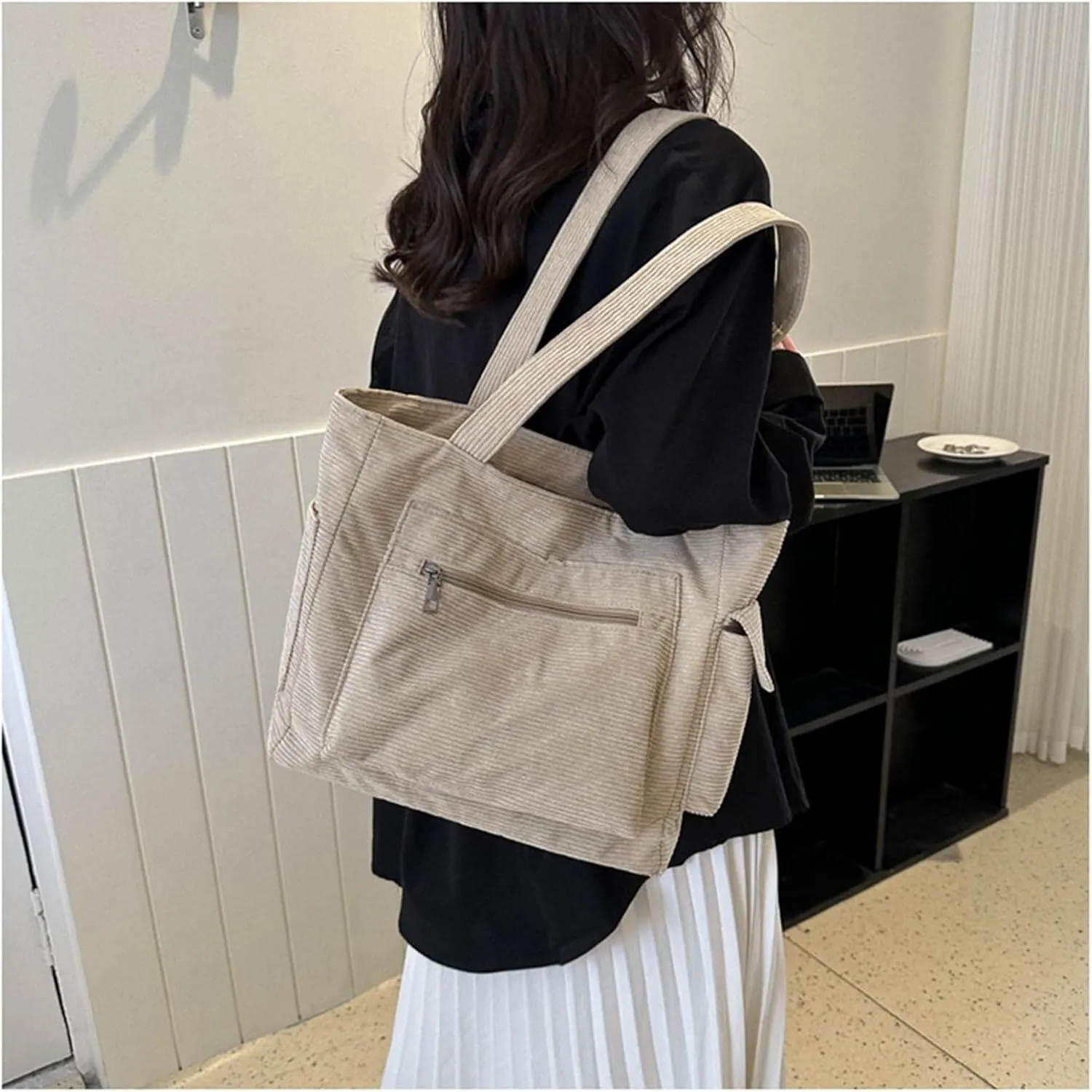 Large Capacity Shoulder Bag For Work Travel Bag Hand Carry Bag Trendy Bag For Girl