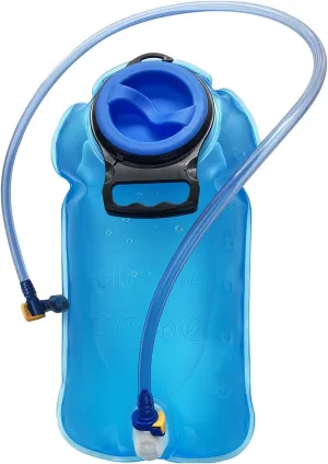 Large Opening Hydration Bladder 2 Liter Leak Proof Water Reservoir, BPA Free Hydration Pack Replacement for Hiking Biking Climbing Cycling Running,, Blue