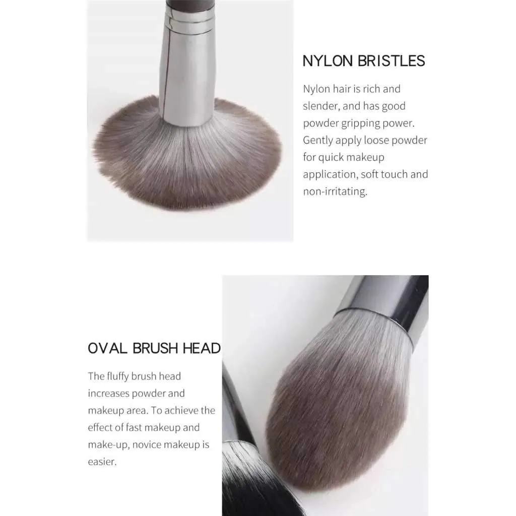 Large Powder Blush Brush Professional Cosmetic Brushes Set Face Brush Eye Shadow Lip Brush Beauty Makeup Tool(01)