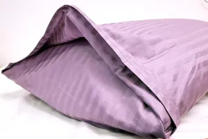 Lasin Bedding Luxury Super Soft 100% Cotton Stripe, 3pcs Duvet Cover Pillow Case Sheets Set - Cal King/King 102" x 86", Pink