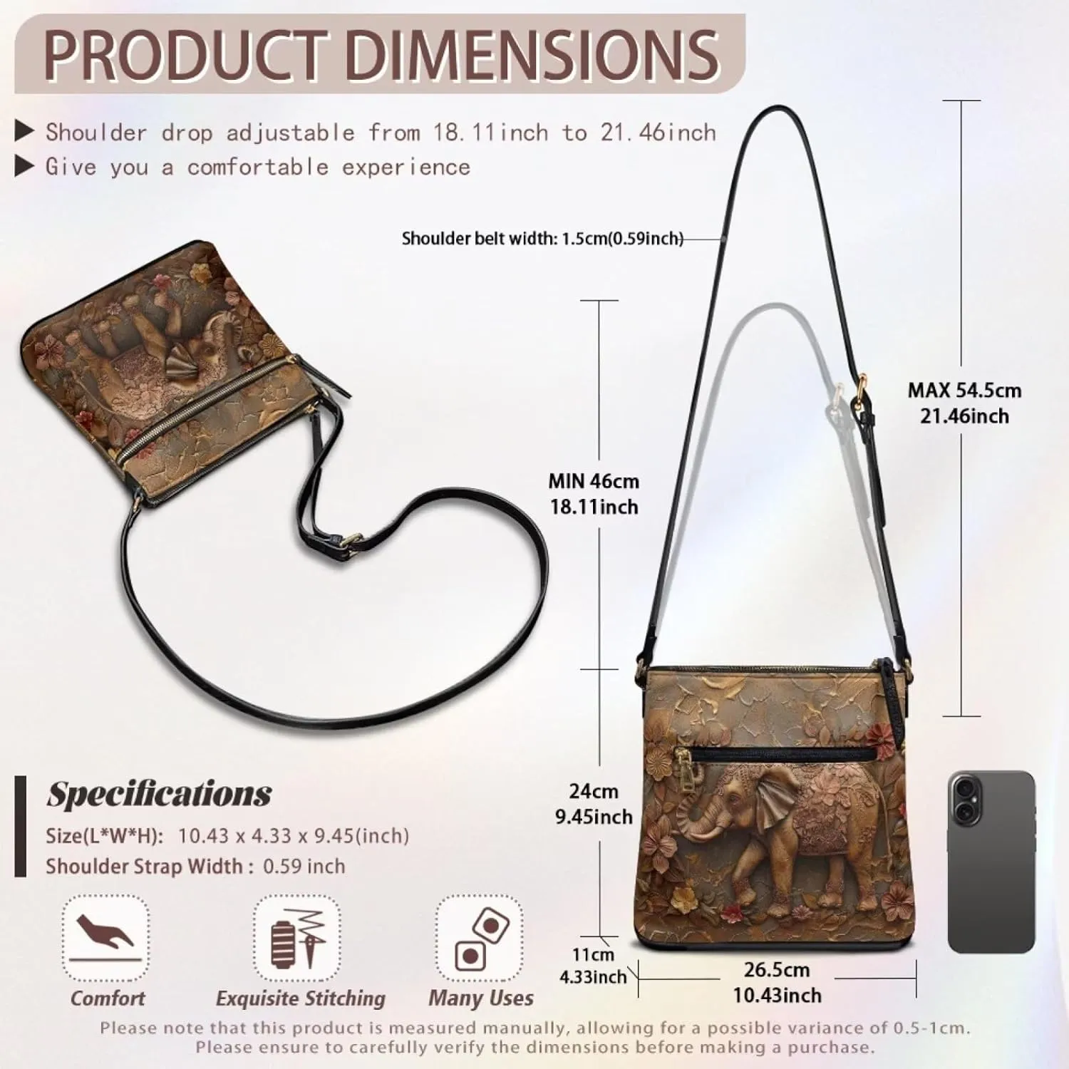 Leather Crossbody Bags for Women Large Sling Hobo Bag Trendy Messenger Bag with Zipper Closure for Dating Shopping