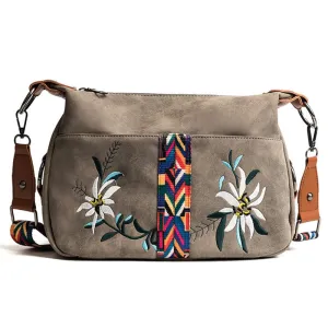 Leather Messenger Shoulder Bag